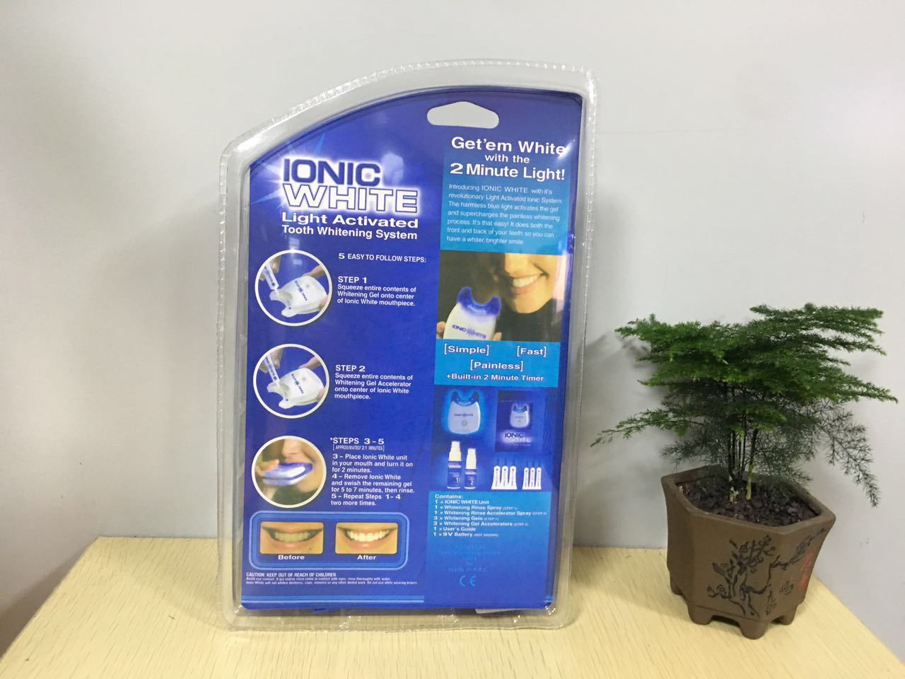 Oral care beauty instrument to remove stains teeth cleaning device tooth whitening instrument - default