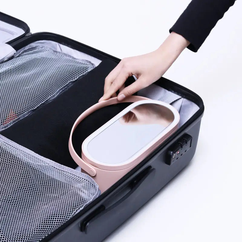 Creative Mini Muid Portable Make-Up Box Led Rechargeable Make-Up Mirror Night Light Travel Make-Up Desktop Make-Up