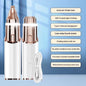 2-in-1 Electric Eyebrow Trimmer Lady Shaver - Pearl White