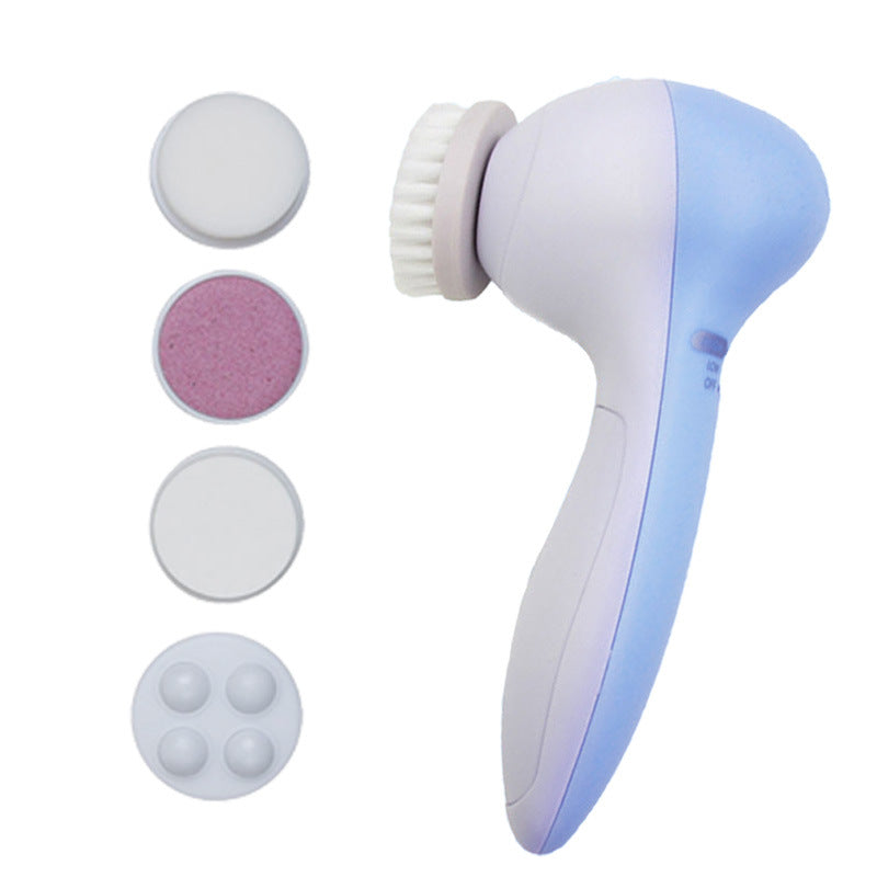 5 in 1 Electric Facial Cleansing Instrument - Blue