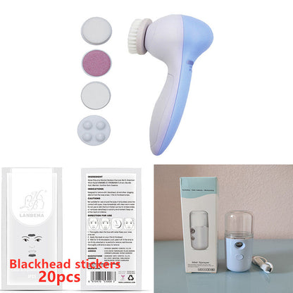 5 in 1 Electric Facial Cleansing Instrument - Blue set A
