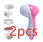 5 in 1 Electric Facial Cleansing Instrument - Pink 2pcs