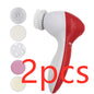 5 in 1 Electric Facial Cleansing Instrument - Red 2pcs