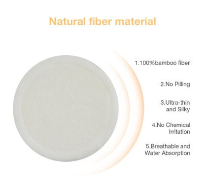 Bamboo cotton remover cotton - White