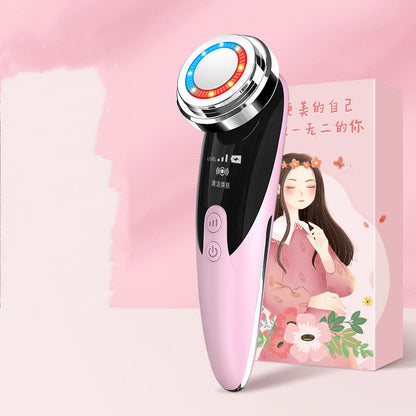Beauty Importer Skin Rejuvenation Beauty Device Facial Massage Cleaner - Pink / USB