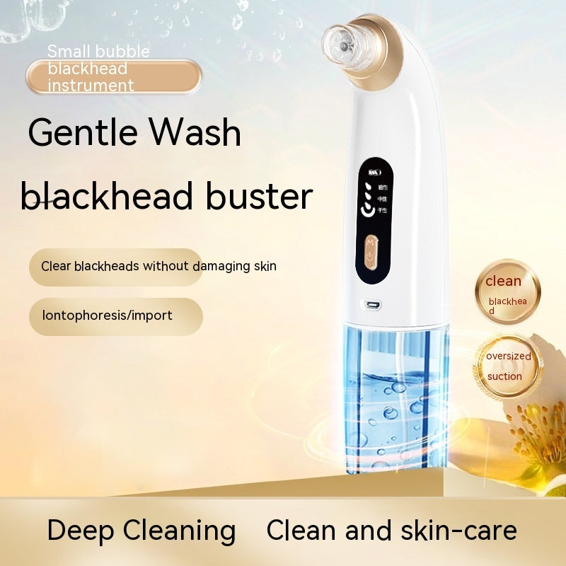 Blackhead Beauty Instrument Small Bubble Water Tank Circulation Facial Acne Pore Cleaning - X19 / Chinese
