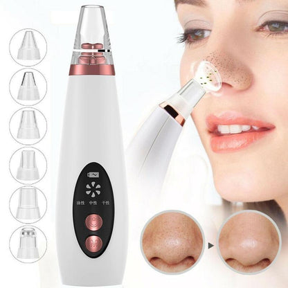 Blackhead Pore Vacuum Cleaner Nose Cleanser Blackheads Remover Blackhead Acne Removal Button Face Suction Beauty Skin