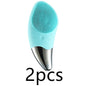 Charging silicone cleansing instrument - Green2pcs