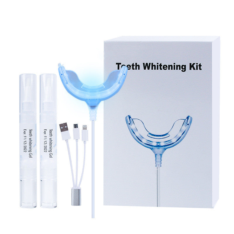 Cleaning And Nursing Dental Light Toothbrush Set - Without tooth wipe / USB