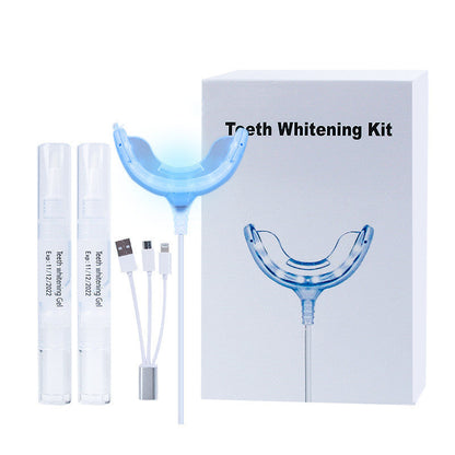 Cleaning And Nursing Dental Light Toothbrush Set - Without tooth wipe / USB
