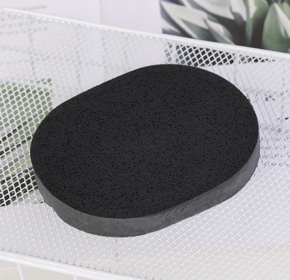 Cleansing and face wash puff-15t-black-PVA-1 piece - 4
