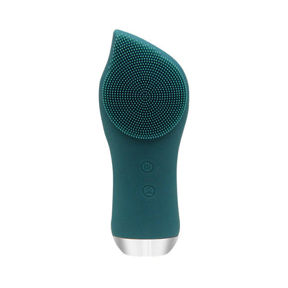 Cleansing Device Pore Cleaner Electric Silicone Cleansing Device To Blackheads - Green
