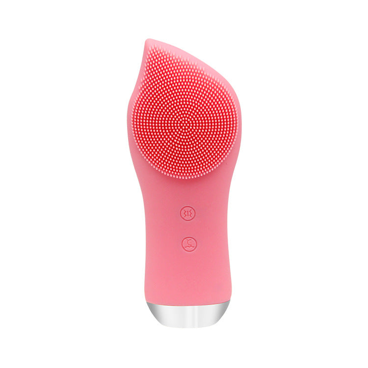 Cleansing Device Pore Cleaner Electric Silicone Cleansing Device To Blackheads - Pink