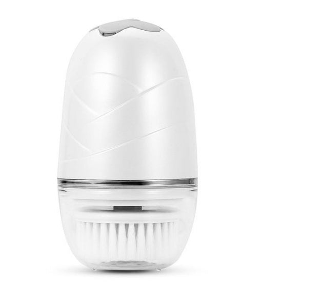 Cleansing instrument wash meter electric rechargeable household pore cleaner - white