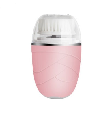 Cleansing instrument wash meter electric rechargeable household pore cleaner - Pink
