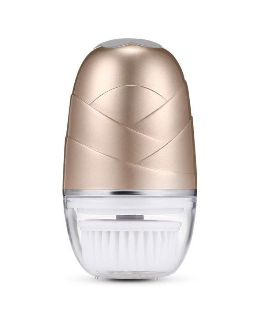 Cleansing instrument wash meter electric rechargeable household pore cleaner - Golden