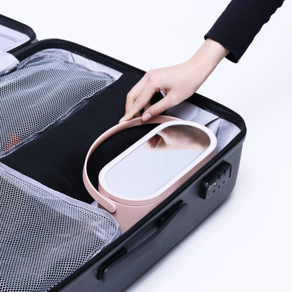 Creative Mini Muid Portable Make-Up Box Led Rechargeable Make-Up Mirror Night Light Travel Make-Up Desktop Make-Up