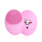 Electric Bamboo Charcoal Silicone Cleansing Instrument - Elephant Pink