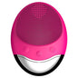 Electric Bamboo Charcoal Silicone Cleansing Instrument - Red