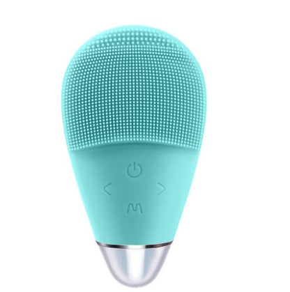 Electric Facial Cleansing Brush - Upgrade light blue