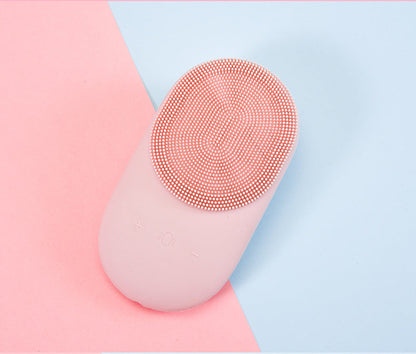 Electric facial cleansing instrument ultrasonic beauty instrument - Pink