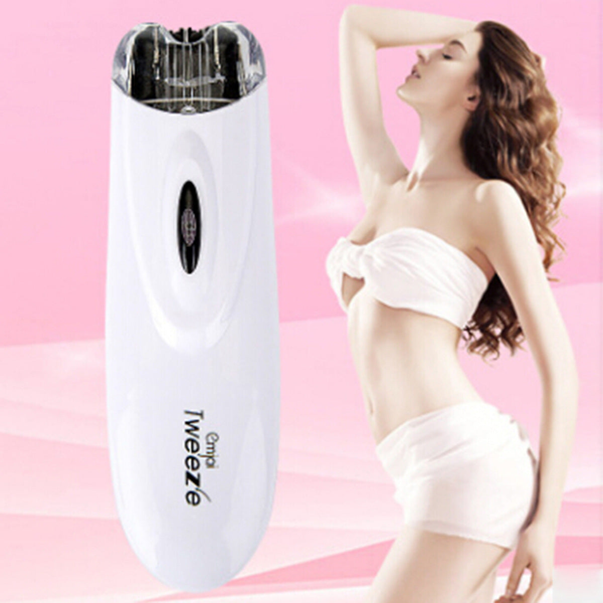 Electric Hair Trimmer Hair Removal Device - White