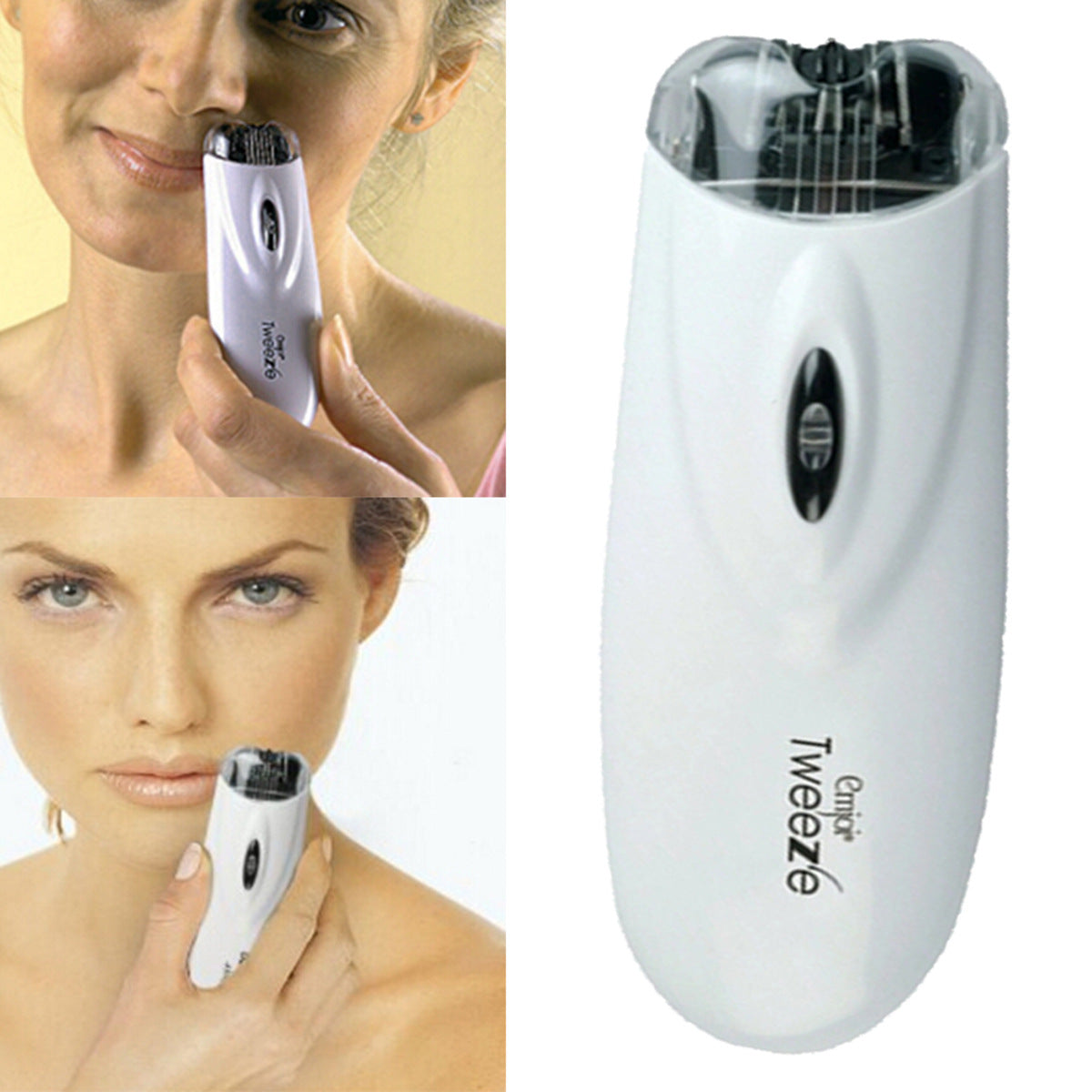 Electric Hair Trimmer Hair Removal Device - White