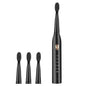 Explosive Ultrasonic Soft Fur Base Charging Waterproof Electric - Black
