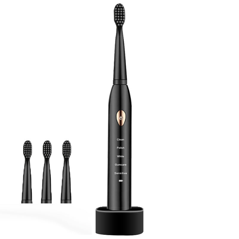 Explosive Ultrasonic Soft Fur Base Charging Waterproof Electric - BlackC