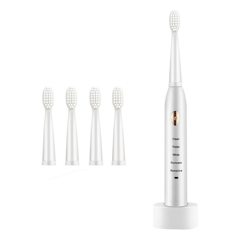 Explosive Ultrasonic Soft Fur Base Charging Waterproof Electric - WhiteA