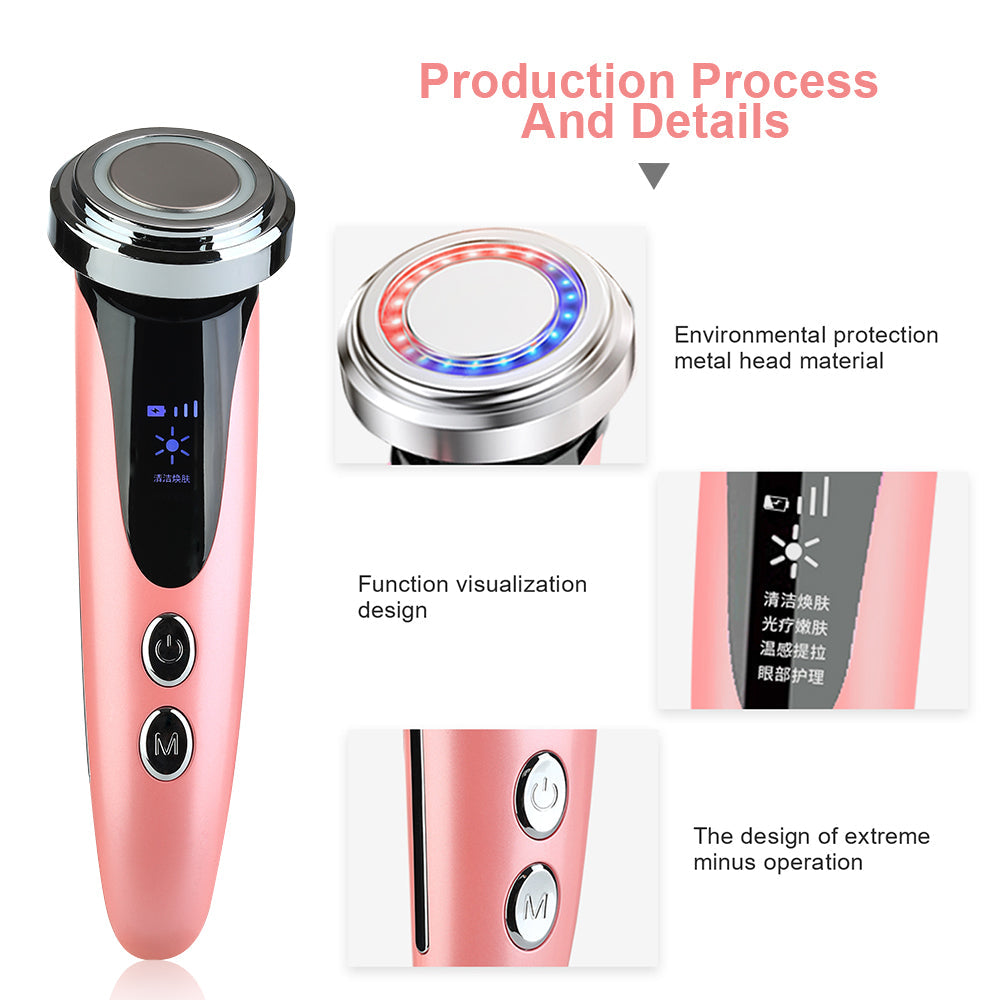 Eye And Face Electronic Color Light Beauty Equipment - Pink