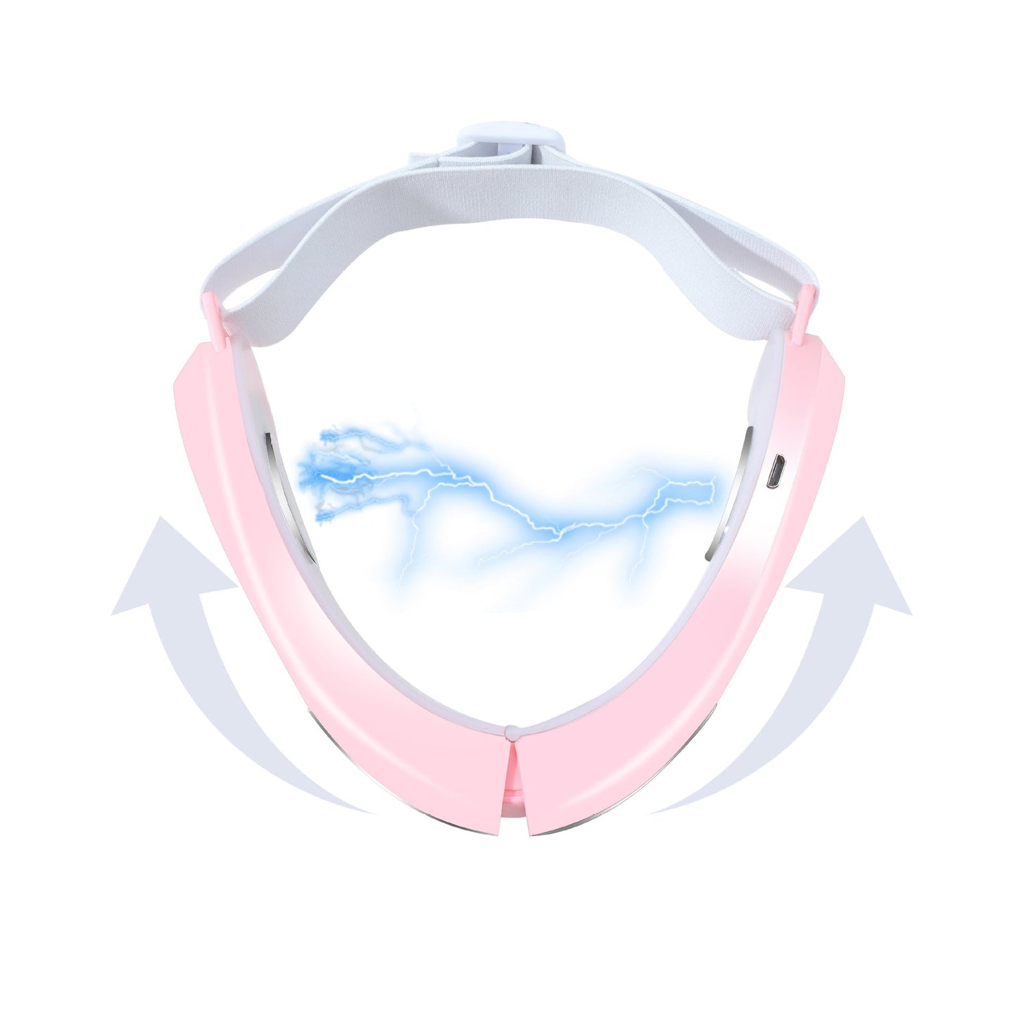 Facial Lifting And Tightening Statute Lines Facial Correction Massager - Pink / USB