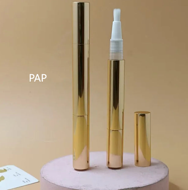 Foreign Trade Wholesale Aluminum Tube Shell Teeth Gel Brush Tooth Cleaning Pen Teeth Whitening Pen - Gold PAP