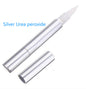 Foreign Trade Wholesale Aluminum Tube Shell Teeth Gel Brush Tooth Cleaning Pen Teeth Whitening Pen - Silver Urea