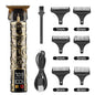 Hair Clipper Electric Electrical Hair Cutter Retro Oil Head Engraving - Bronze Xianglong