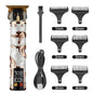Hair Clipper Electric Electrical Hair Cutter Retro Oil Head Engraving - Platinum Xianglong