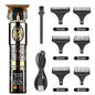 Hair Clipper Electric Electrical Hair Cutter Retro Oil Head Engraving - Gun Color Big Head Old Man