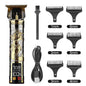 Hair Clipper Electric Electrical Hair Cutter Retro Oil Head Engraving - Gun Color Medusa
