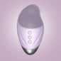 Heated electric silicone cleansing instrument - Purple