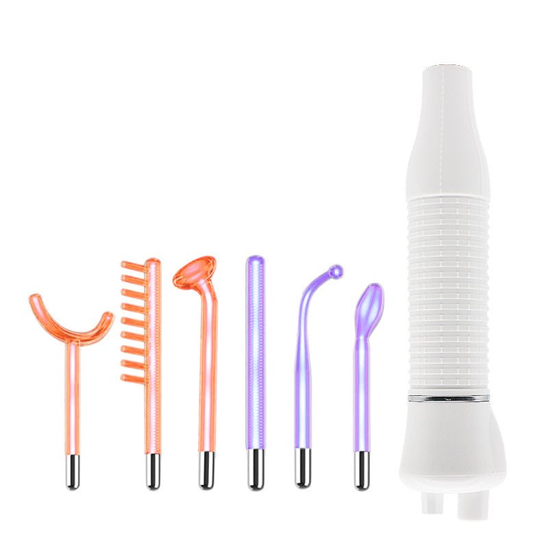 High Frequency Electrotherapy Beauty Instrument - White / US