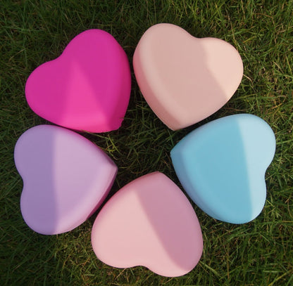 Love Scrubbing Pad Heart-shaped Scrubbing Egg Silicone Heart-shaped Scrubbing Artifact Silicone Heart-shaped Scrubbing