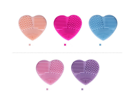 Love Scrubbing Pad Heart-shaped Scrubbing Egg Silicone Heart-shaped Scrubbing Artifact Silicone Heart-shaped Scrubbing