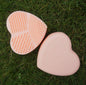 Love Scrubbing Pad Heart-shaped Scrubbing Egg Silicone Heart-shaped Scrubbing Artifact Silicone Heart-shaped Scrubbing