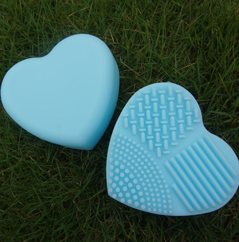 Love Scrubbing Pad Heart-shaped Scrubbing Egg Silicone Heart-shaped Scrubbing Artifact Silicone Heart-shaped Scrubbing
