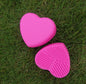 Love Scrubbing Pad Heart-shaped Scrubbing Egg Silicone Heart-shaped Scrubbing Artifact Silicone Heart-shaped Scrubbing