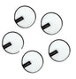 Magic Lazy Water Makeup Remover Powder Puff Short Hair Round Face Wash Makeup Remover Sponge - White round 5pcs