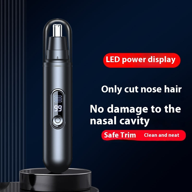 Men’s Electric Nose Hair Repair Device LED Digital Display - Electric Display Packaging