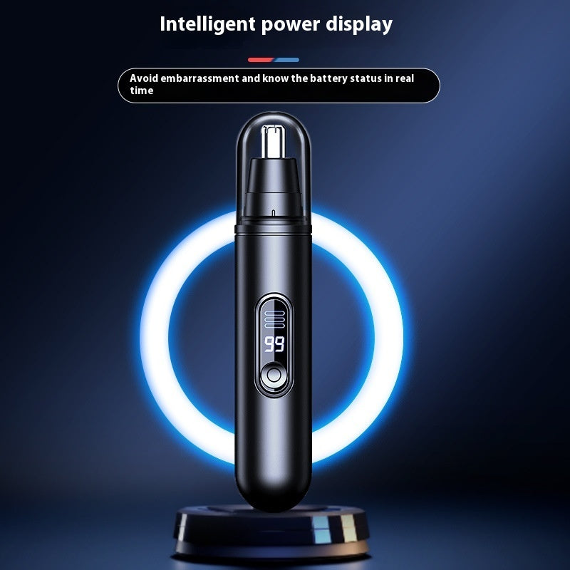 Men’s Electric Nose Hair Repair Device LED Digital Display - Electric Display Packaging