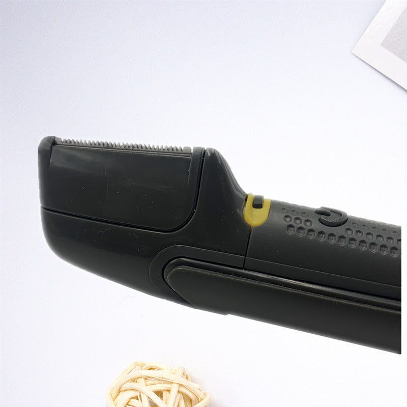 Men’S Retractable Electric Shaver Trimmer Hair Clipper - Black