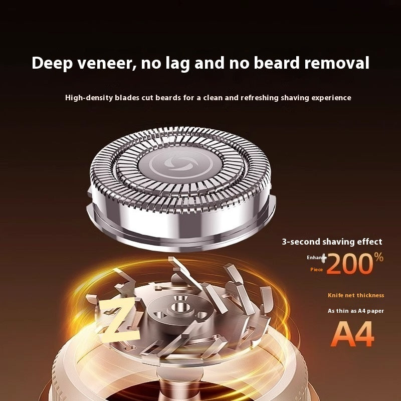 Mini Fully Washable Super Clean Portable Blade Men’s Electric Shaver
